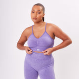 The 'Energy' Sports Bra - Violet
