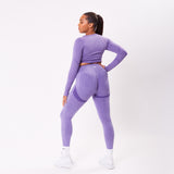 The 'Energy' Scrunch & Seamless Leggings - Violet