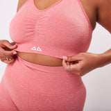 The 'Energy' Sports Bra - Rose