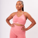 The 'Energy' Sports Bra - Rose