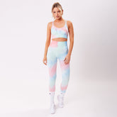 The 'Tie Dye Scrunch' Leggings - Cotton Candy