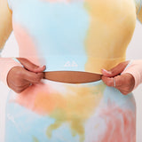 The 'Tie Dye Scrunch' Long Sleeve - Sorbet