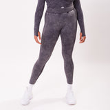 The 'Energy’ Seamless Scrunch Leggings - Washed Onyx