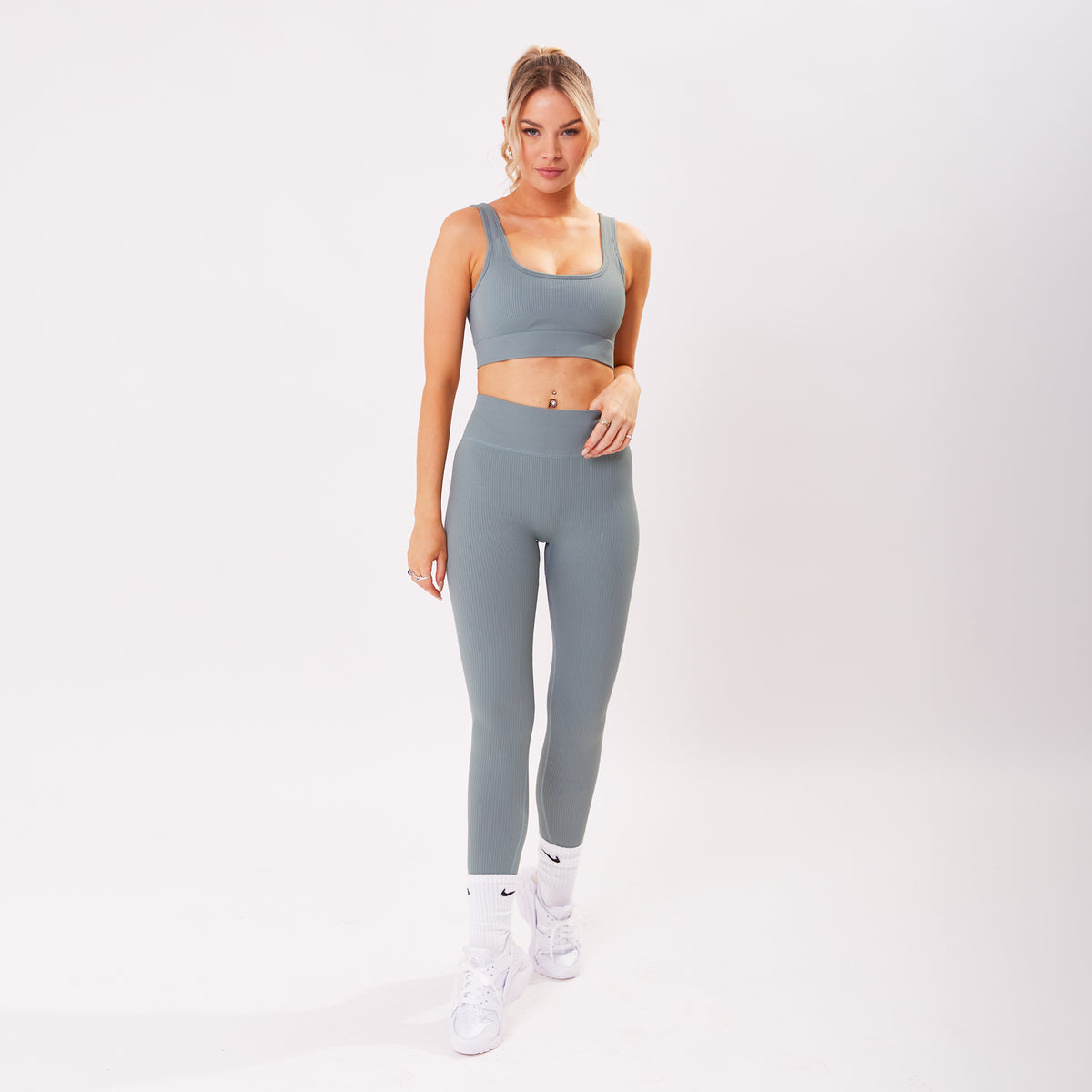 Active Seamless Thick Ribbed Leggings Forever 21, 45% OFF