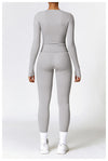 Second Skin Full Length Top - Pale Grey