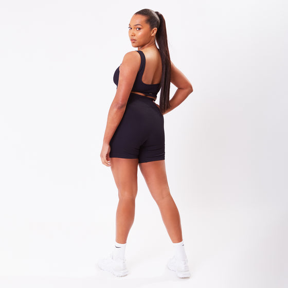 The Luxe Ribbed Cycling Shorts