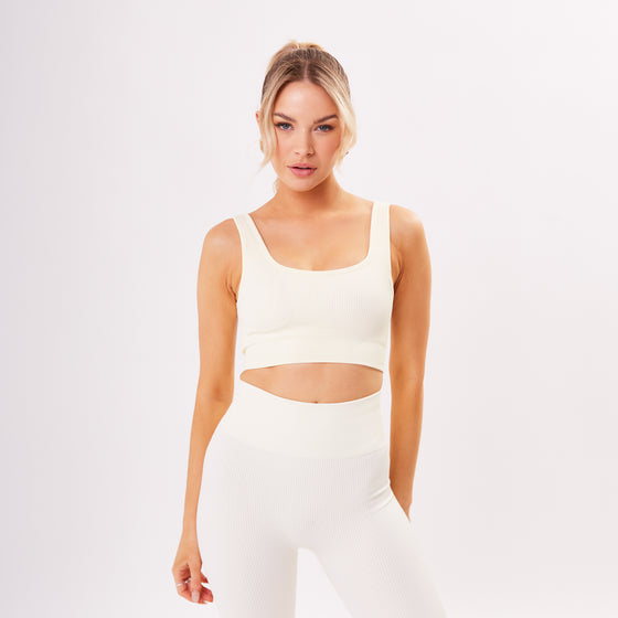 The Luxe Ribbed Sports Bra